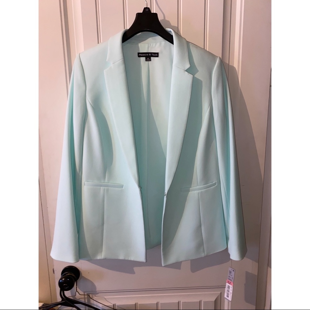 Light Bluish Green Blazer